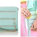 Rebecca Minkoff 5 Zip MAC Clutch 薄荷綠銀鍊(中款)1.jpg