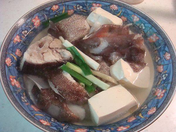 石斑魚豆腐湯