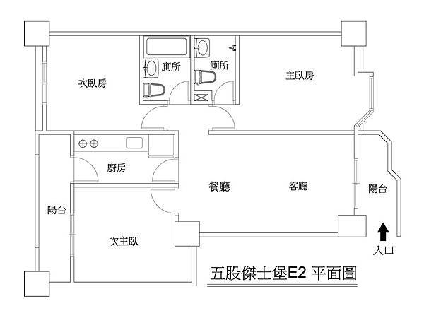 五股傑士堡-平面圖