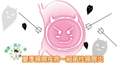 夏季腸胃疾病～細菌性腸胃炎