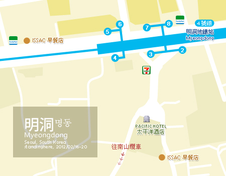 map-明洞南山 map-明洞南山