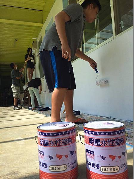 大園區睦祥育幼院牆面粉刷