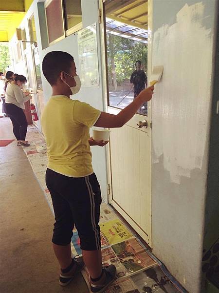 大園區睦祥育幼院牆面粉刷