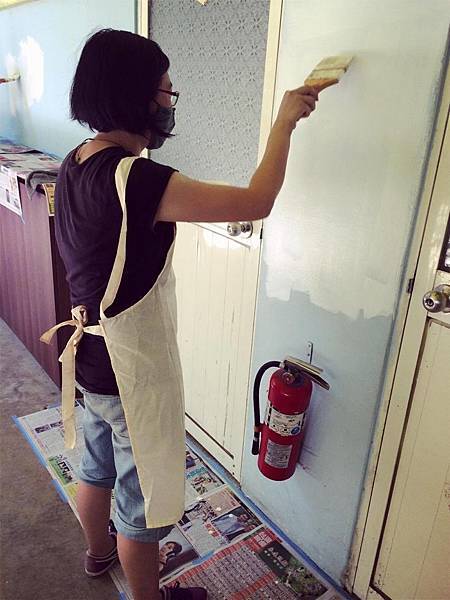 大園區睦祥育幼院牆面粉刷