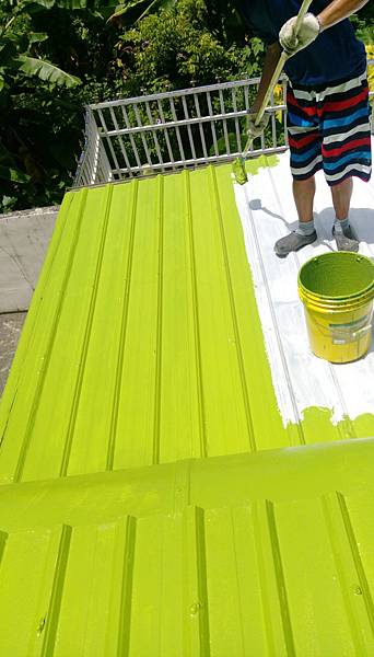 屋頂鐵皮粉刷工程