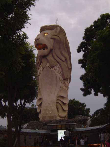 新加坡風獅爺側面