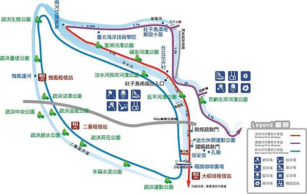 雜記 台北市 新北市河濱自行車道地圖 天晴天雨 星映月 痞客邦 雜記 台北市 新北市河濱自行車道地圖 天晴天雨 星映月 痞客邦