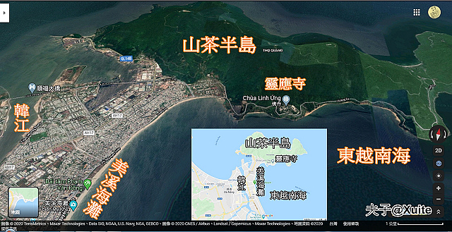 山茶半島 Map-3.jpg - 越南峴港 山茶半島 靈應寺 音像 20200124