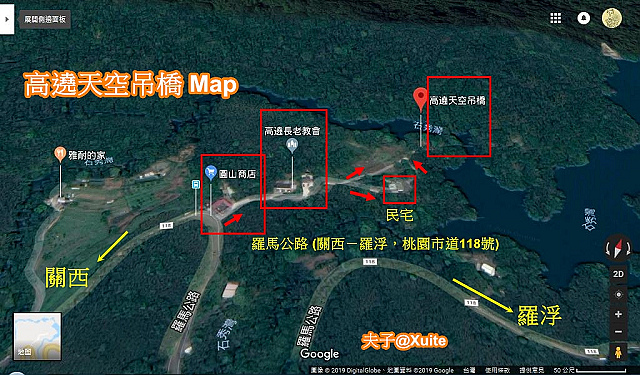 高遶天空吊橋 Map -1 .jpg - 石門水庫石秀灣高遶天空吊橋 20190129