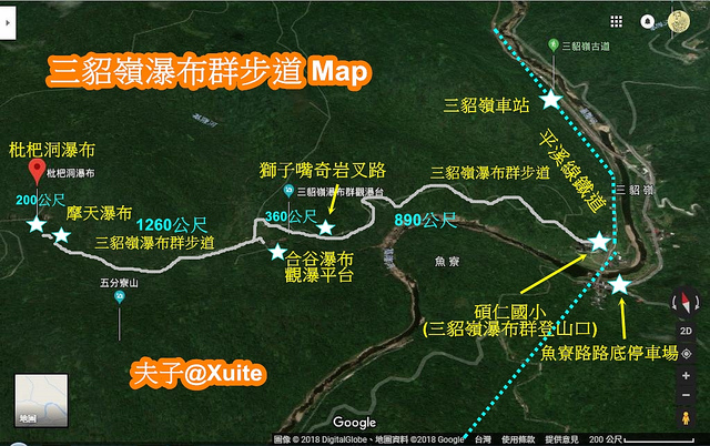 枇杷洞瀑布 Map-1.jpg - 三貂嶺瀑布群 20180813 