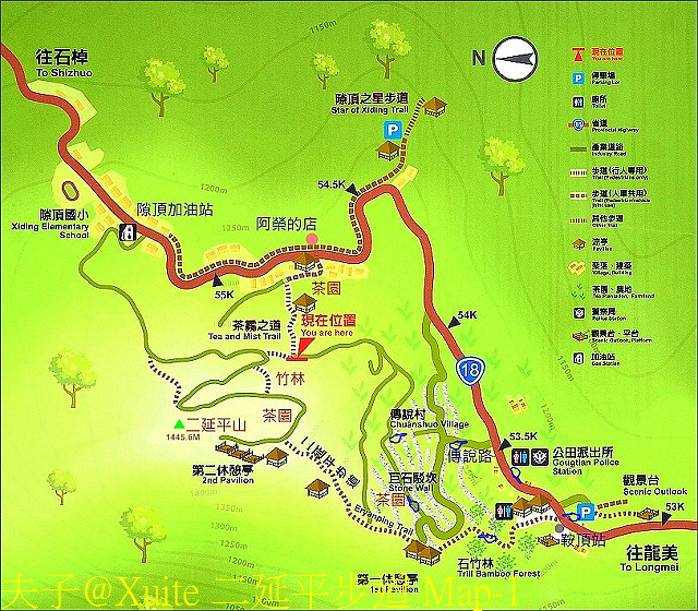 二延平步道 Map-1.jpg - 阿里山新秘境，跟著土匪去闖蕩～森態找茶趣 -  巃頂步道觀日出、隙頂二延坪步道 20170819