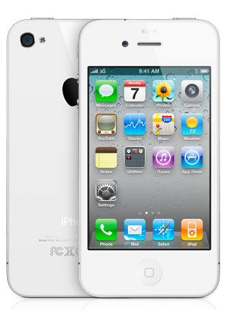 white iPhone 4