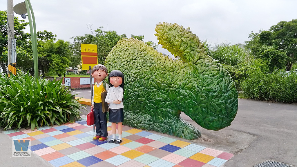 宜蘭景點旅遊推薦,幾米公園廣場,充滿吉米插畫場景的拍照與創意天地 (向左走向右走,火車站) (16)