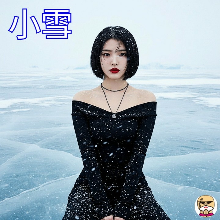 小雪 ~~ 二十四節氣 小雪到了戴帽子 2025年11月22
