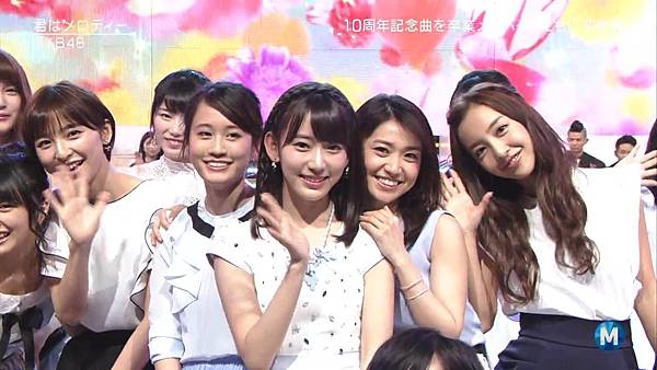 【小櫻花字幕組】160311 MUSIC STATION AKB48 - 君はメロディー (Talk+Live)_201631319103.JPG