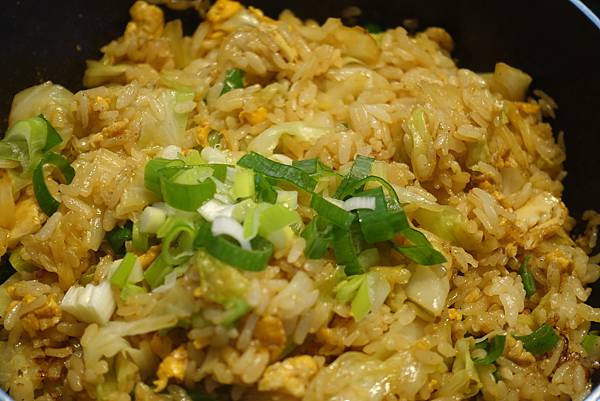 高麗菜醬油炒飯