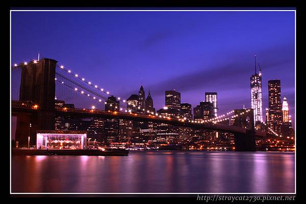 布魯克林橋-夜景
