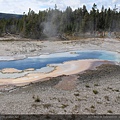 Yellowstone黃石公園-老忠實噴泉後方步道的Doublet Pool