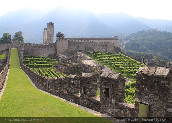 瑞士-貝林佐納Bellinzona，大城堡