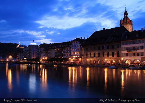 瑞士-琉森Luzern,卡貝爾橋,曾是歐洲最古老的人行木橋