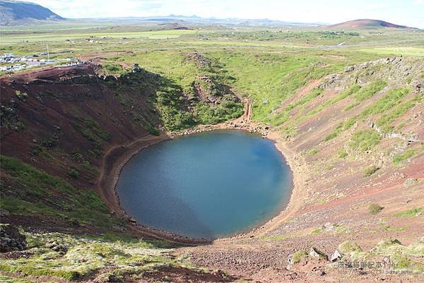 20170709B-19冰島自助行。Kerið 凱瑞絲火山口湖，形成於6500年前