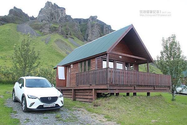 20170710B-37冰島自助行。南岸住宿，Hörgsland Cottages(渡假小木屋)