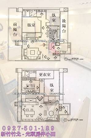 69椰林水塘硯樓中樓-格局圖