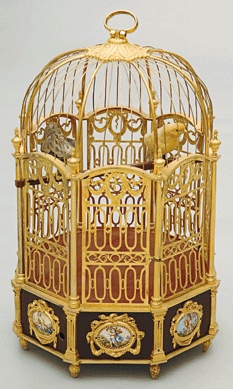 Bird Cage Clock (http://elogedelart.canalblog.com/archives/2010/03/07/17153496.html)