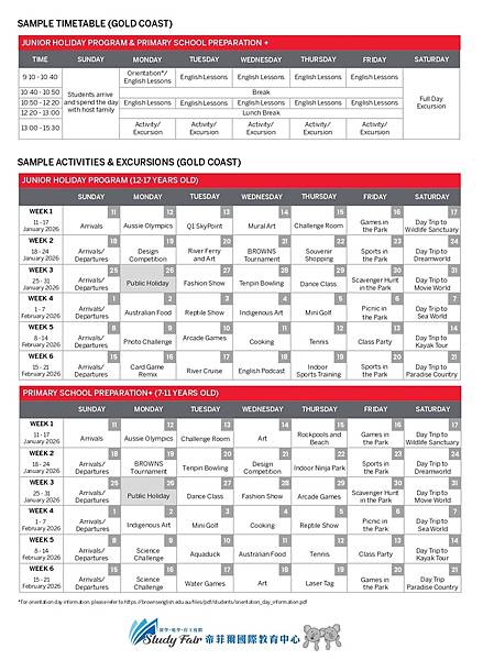 【2026 寒假遊學營】Browns布朗斯英語學校7-17歲