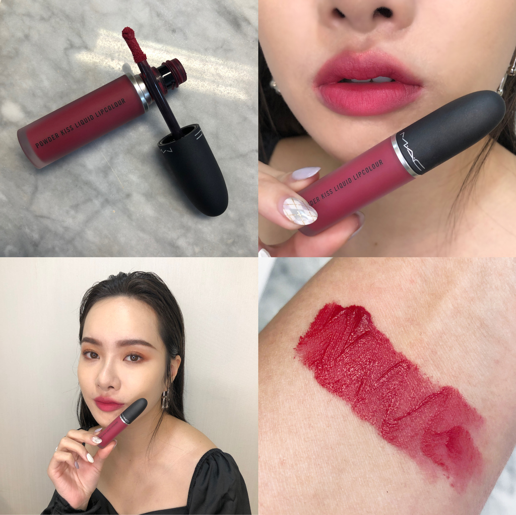 M·A·C絲柔粉霧唇釉#Elegance is Learned焦糖覆盆子.JPG