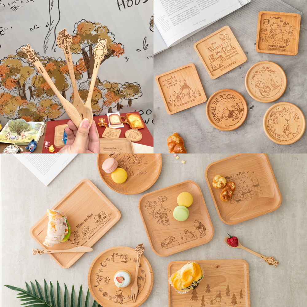小熊維尼百畝森林雪白聖誕主題快閃店-造型木盤%26;木餐具組.jpg