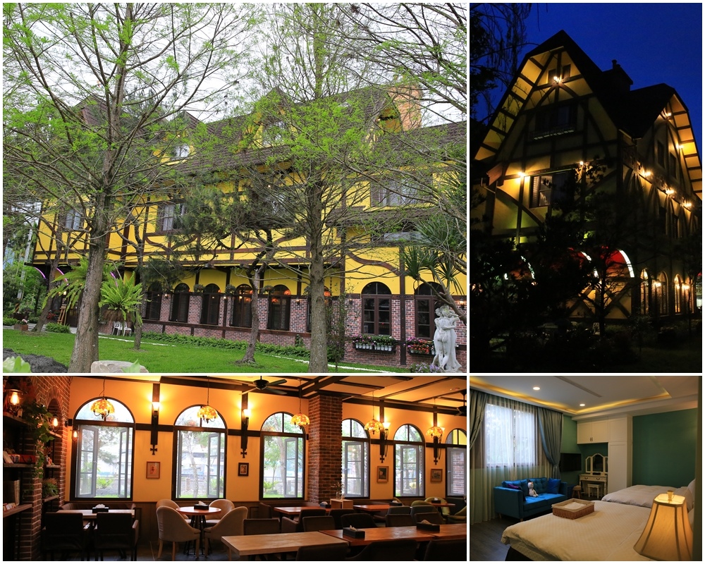 storybook B&B,European architecture,genius dad,fairy-tale theme,luxury amenities,Puli Story House,outdoor wedding,南投,埔里,住宿,民宿,童話