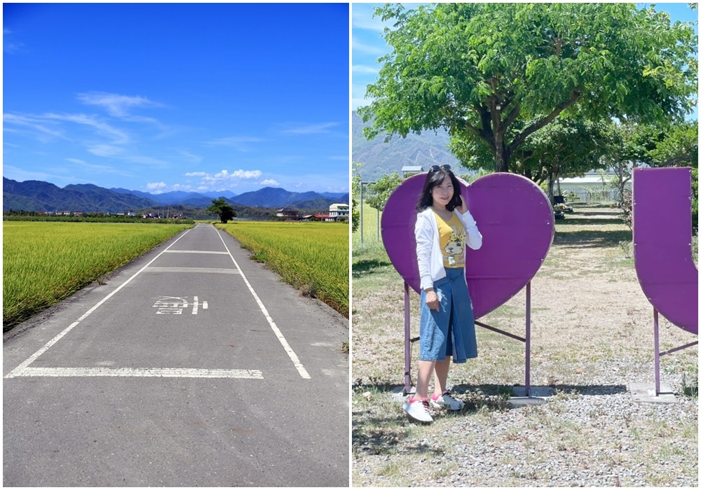 美濃伯朗大道,金城武樹,金黃稻海,高雄,稻田,大自然,菸樓山村,美濃區,伯朗大道,打卡