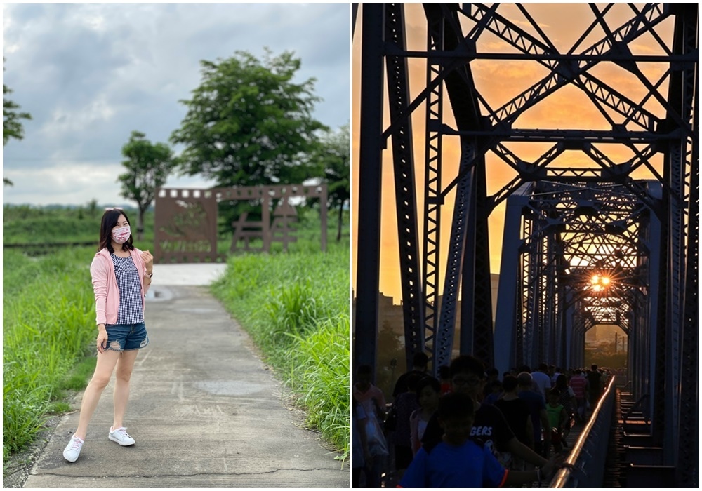 ,高雄,屏東,高屏溪,下淡水溪鐵橋　,高屏舊鐵橋,鐵道,親子,公園,花海,濕地,