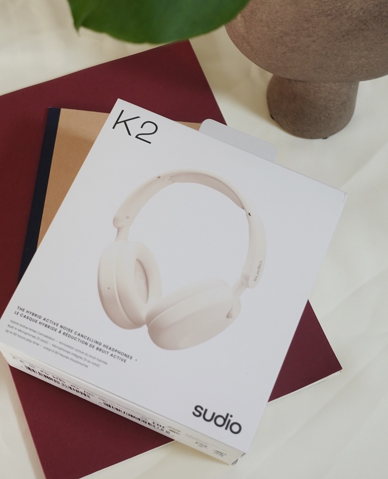 [開箱]Sudio K2耳罩式藍芽耳機｜混合式主動降噪｜長效