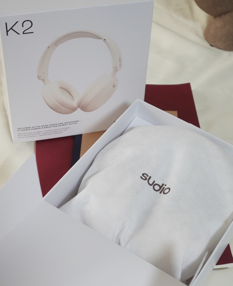 [開箱]Sudio K2耳罩式藍芽耳機｜混合式主動降噪｜長效