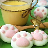 烤布丁和貓掌棉花糖