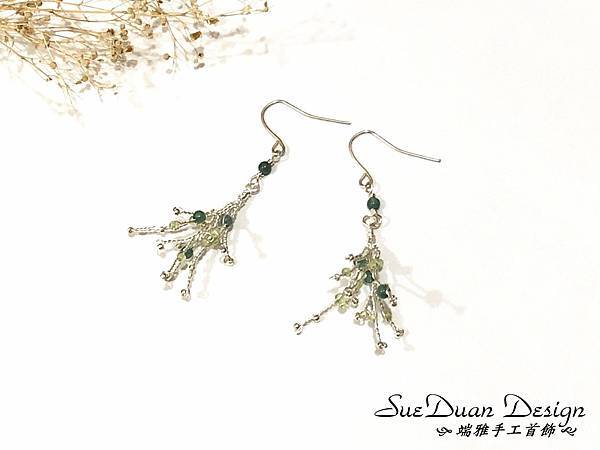 2025.9 耳環I- 立體小針葉