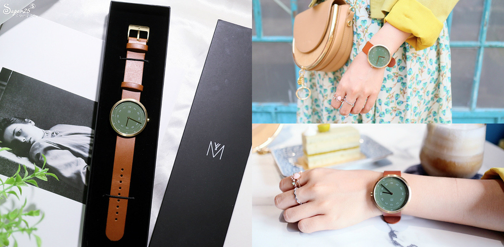 穿搭配件 日本手錶品牌 MAVEN WATCHES 義大利真皮錶帶,簡約質感好搭 ♥穿戴開箱分享♥