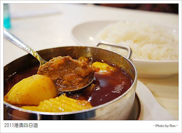 澳門茶餐廳羊肉咖哩