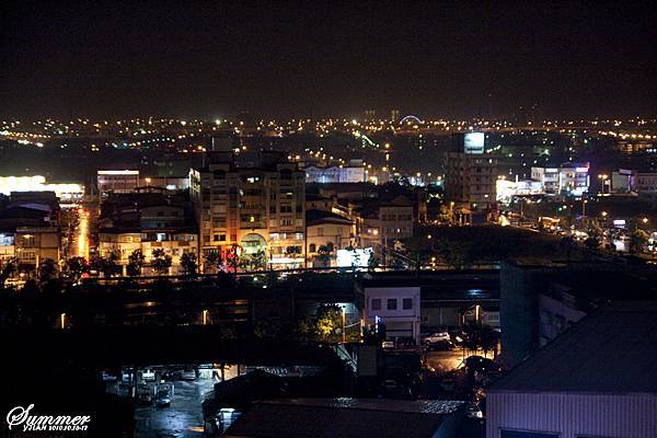 飯店外的 夜景