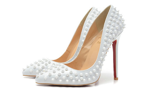 Christian-Louboutin-Chalk-Pumps-Pigalle-Spiked-120MM-White