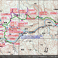 三貂嶺古道路線圖