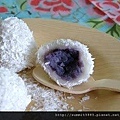 3'Ube Coconut Rice Balls