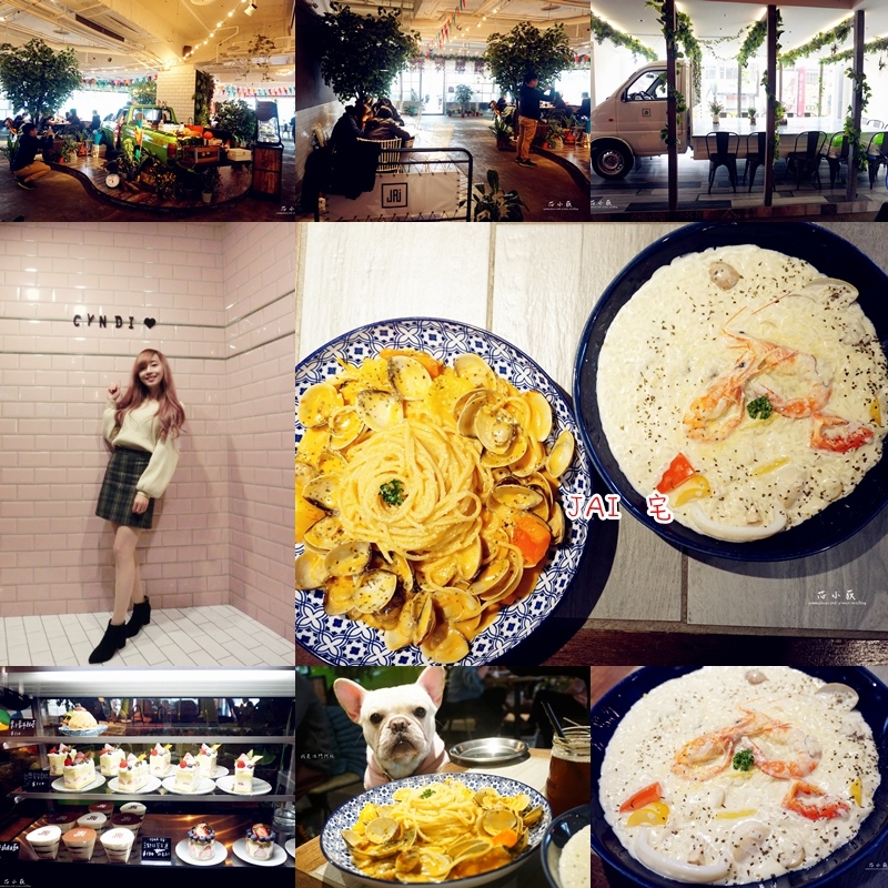 台中義大利麵推薦 Jai 宅 Hun 混新品牌 台中一中商圈最美義式餐廳 叢林風直接將車子搬進去 歐洲街道設計 每個地方都超美 網美集散地 Ig熱門打卡景點 光南樓上 Cyndi Love S 享食天堂