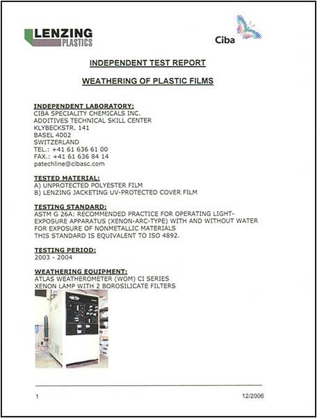 Ciba 抗UV耐候測試報告1-1