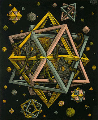 星星-彩色Escher-Stars-1948