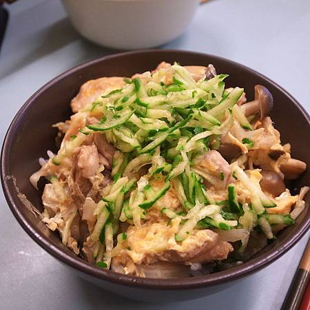 20170701今日の晩御飯は親子丼でした。