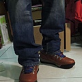 Timberland休閒鞋開箱 GT Scramble Mid Light Brown Leather 27117-20.JPG