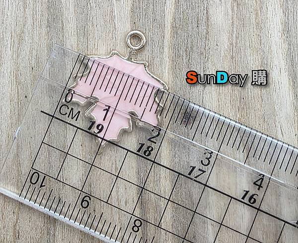 [飾件]飾品DIY材料 E0006合金滴油楓葉飾件 掛件